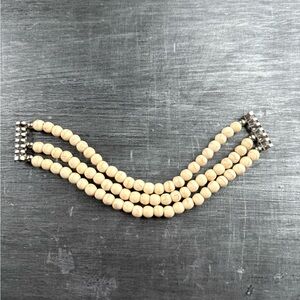 FitBit Band Beaded Multi-Strand Wooden Watch Strap